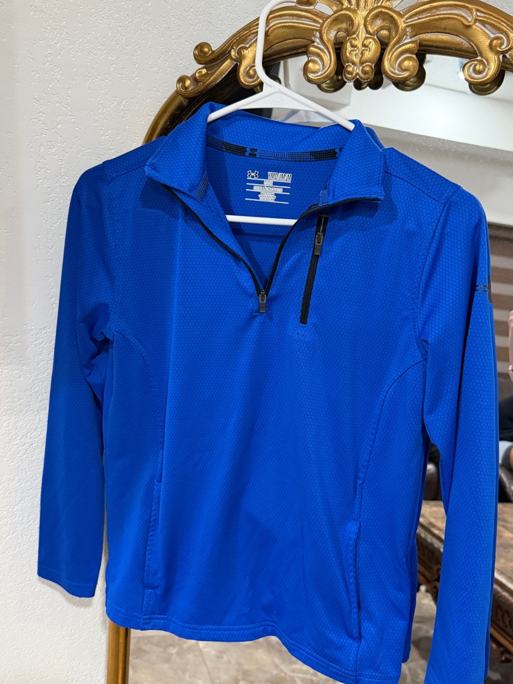 Under Armour Royal Blue 1/4 Zip Pullover